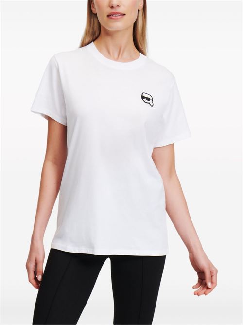 T-shirt donna maniche corte Karl Lagerfeld | 245W1712100